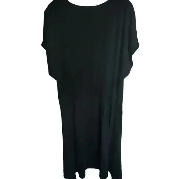 Zara Women’s Black Flare Hem Minimalist Oversized Dress Small‎ - Picture 4 of 6